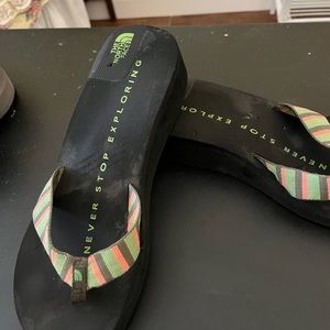 Womens wedge Flip Flops size 8